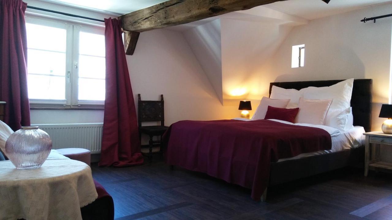 Manoir -1654- Historisch Schlafen In Monschaus Altstadt Eksteriør bilde